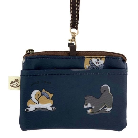Uma Hana Handbags - Waterproof Shiba Inu Coin Purse Card Pouch Holder